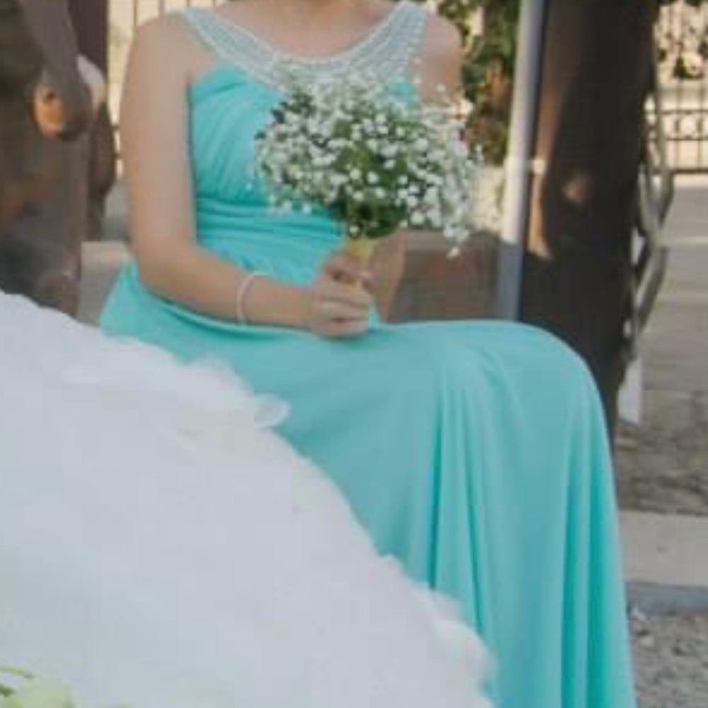 Teal Bridesmaid Dress